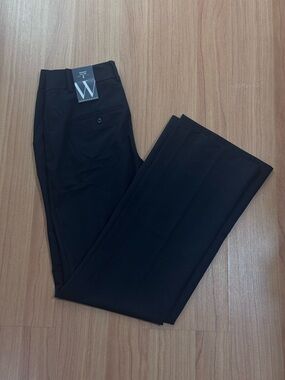 Worthington Black High Rise Trouser Pants Size 2 NWT $49 Retail